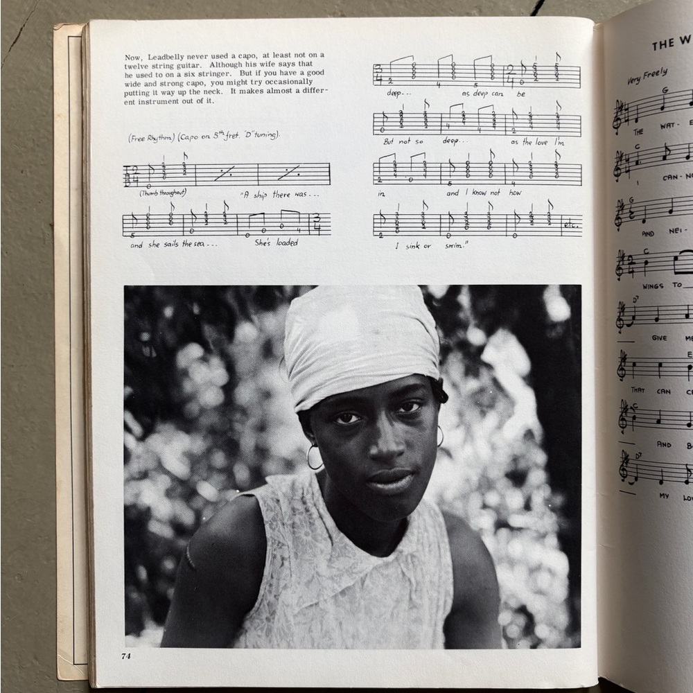 The 12-String Guitar as Played by Leadbelly Sheet Music Louisiana Songs Acoustic